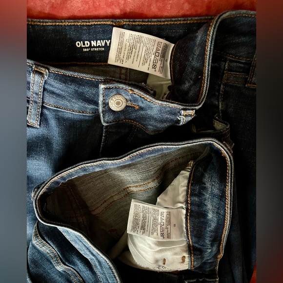 Lot of 2 pair: Old Navy Extra High Rise Rockstar super skinny - Picture 2 of 9